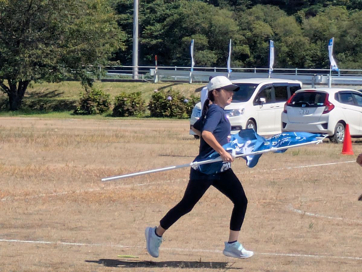 運動会で活躍するスタッフ