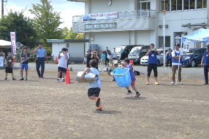 第6回にしやま大運動会 かけっこの様子